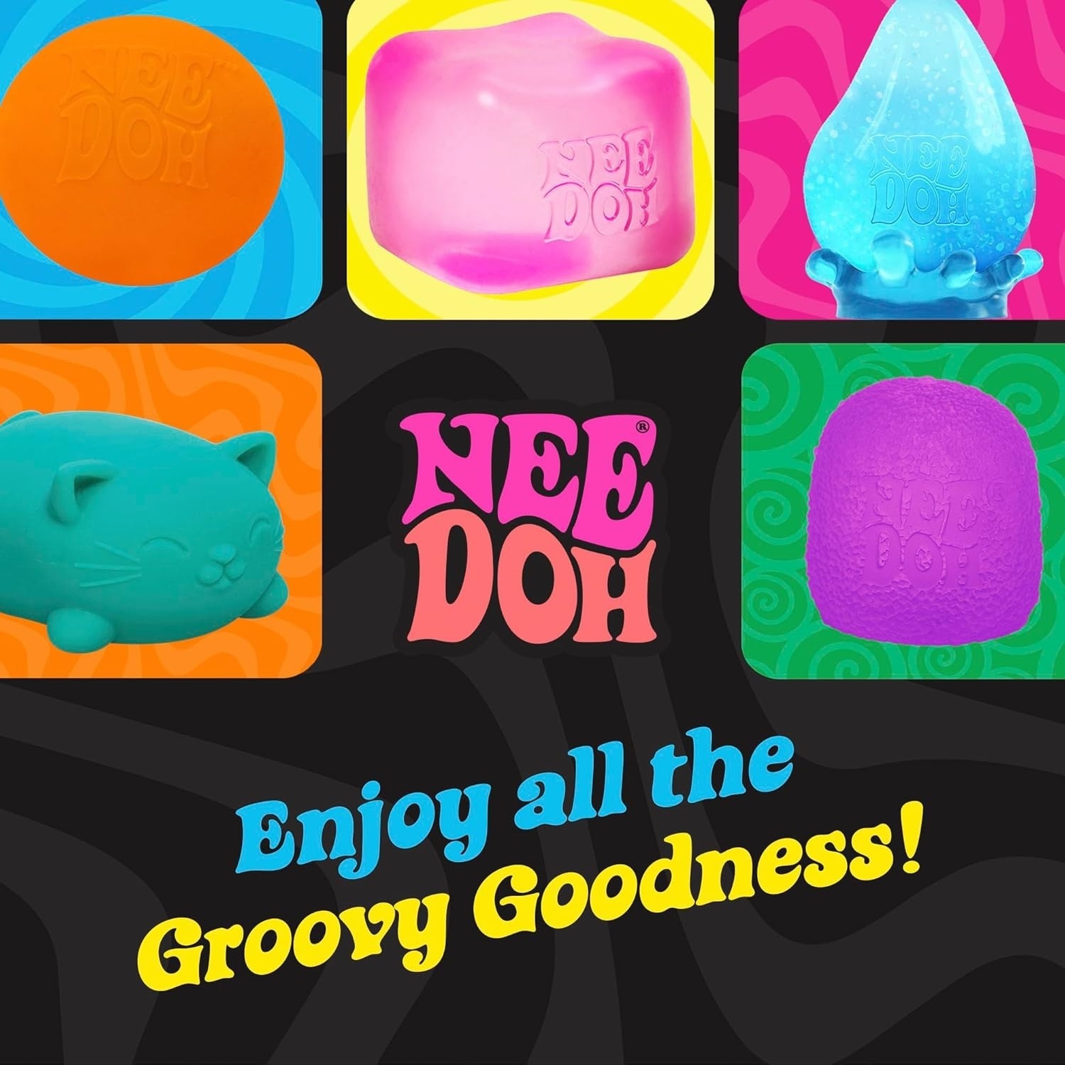 NeeDoh Original Sensory Ball - Assorted Colors - Image 7